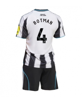 Billige Fotballdrakt Newcastle United Sven Botman #4 Replika Hjemmedraktsett Barn 2025-26 Kortermet (med bukser)